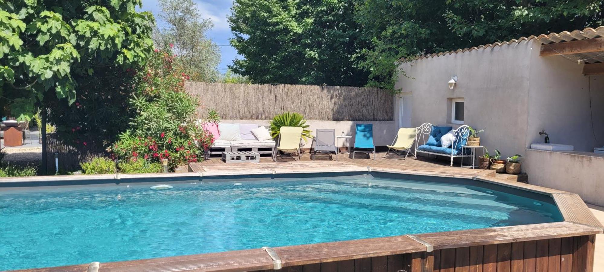 Location Appartement Dans Mas Provencal Monteux Luaran gambar